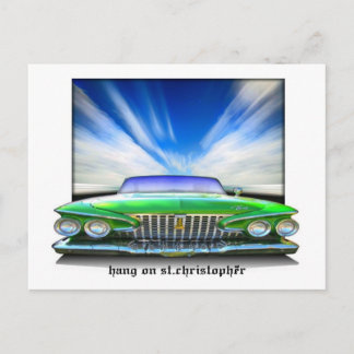 hang on st. christopher postcard