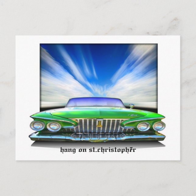 hang on st. christopher postcard (Front)