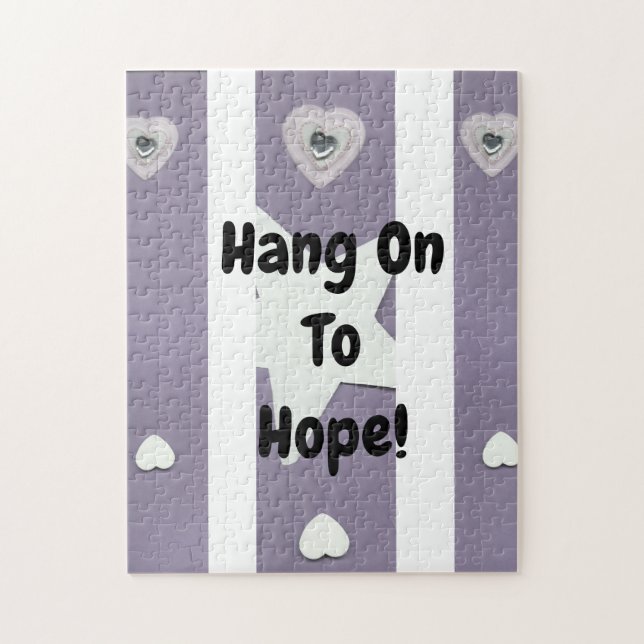 Hang On To Hope Jigsaw Puzzle (Vertical)