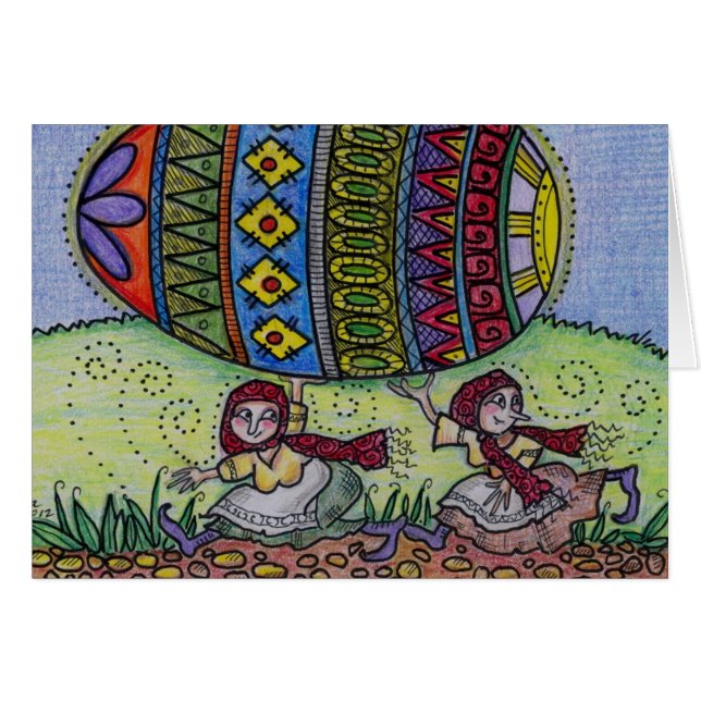 Hang on to Your Pysanka Ukrainian Folk Art (Front Horizontal)