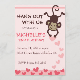 Hang Out Birthday Party Invitation