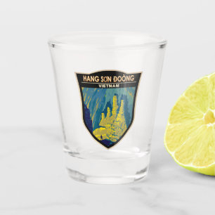 Hang Son Doong Cave Vietnam Travel Art Vintage Shot Glass