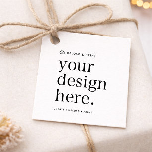 Hang Tag Your Design Upload Favour Packaging Tag