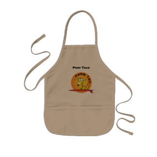 Hang Tail Kids Bib "Poop Tech" Kids Apron