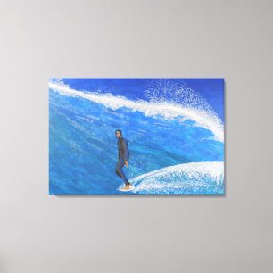 Hang ten canvas print