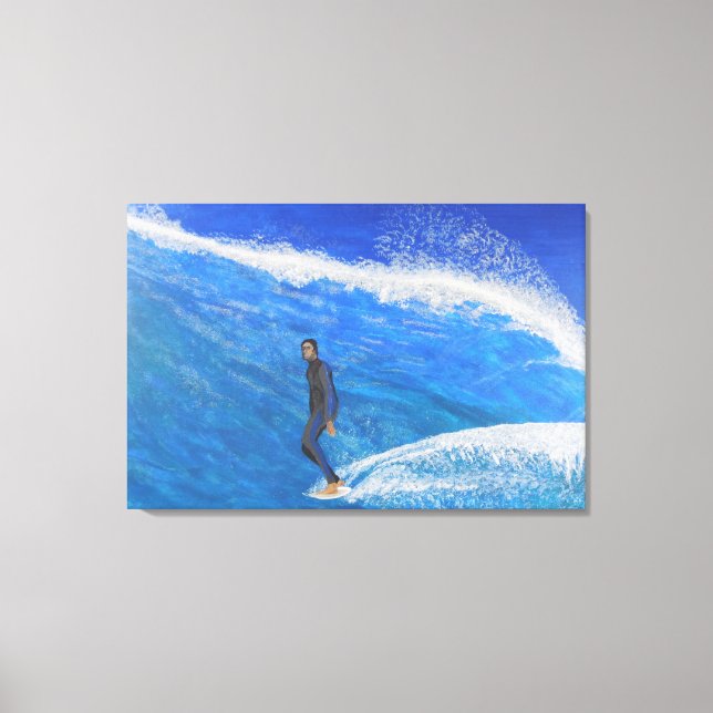 Hang ten canvas print (Front)