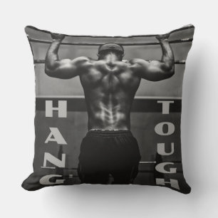 Hang Tough Muscle Man Workout Gym Cushion