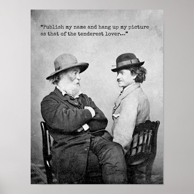 Hang Up My Picture As the Tenderest Lover Whitman Poster (Front)