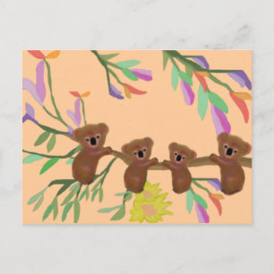 Hang with Koala bears Postcard