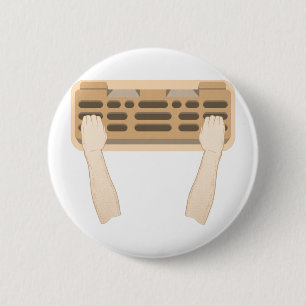 Hangboard Climbing gym 6 Cm Round Badge