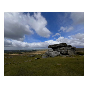 Hangershell Rock Dartmoor Poster