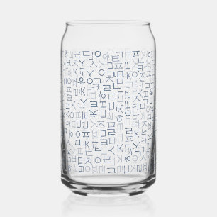 Hangeul Can Glass