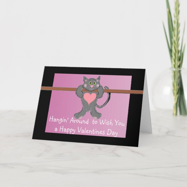 Hangin' Around Holiday Card (Front)