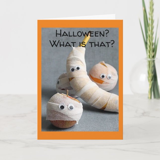 HANGIN' OUT TO SAY "BOO & HAPPY BIRTHDAY TO YOU" CARD (Front)