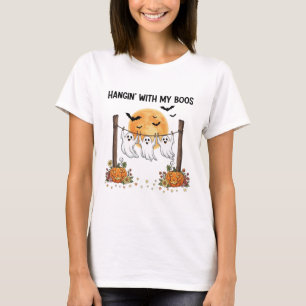Hangin’ With My Boos   Funny Halloween Women’s Tee