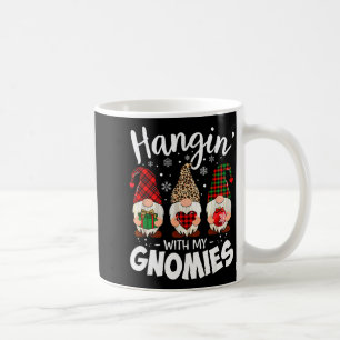 Hangin With My Gnomie Leopard Women Christmas Gnom Coffee Mug