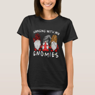 Hangin With My Gnomies Christmas Matching Family P T-Shirt