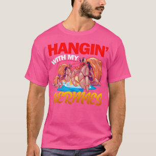Hangin With My Hermies Funny Hermit Crab Art T-Shirt