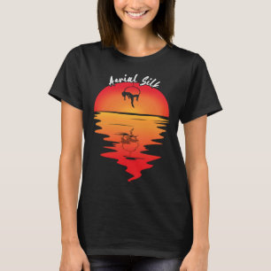 Hanging Aerialist Aerial Silk Trapeze Vintage Suns T-Shirt