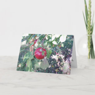 "Hanging Apple" Congratulatory Card