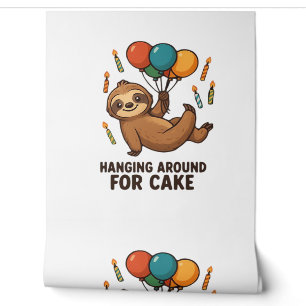 Hanging Around For Cake Birthday Balloon Sloth , C Wallpaper