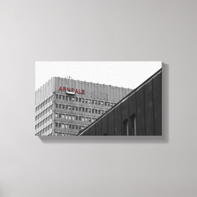 Hanging Around in Manchester Canvas Print (Front)