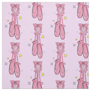 Hanging Ballet Dance Shoes Fabric