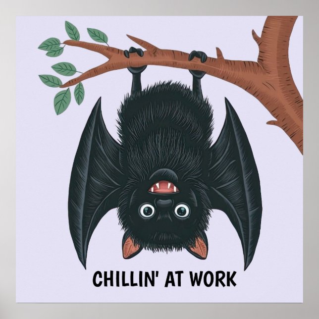 Hanging Bat  Poster (Front)