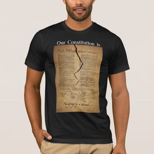 Hanging by a thread on Black Shirt