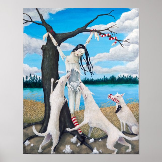 "Hanging" by Christiane Cegavske Poster (Front)