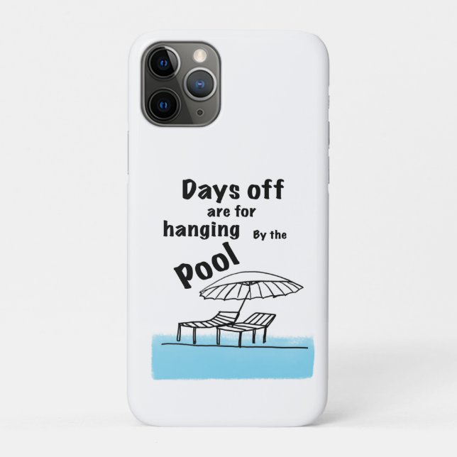 Hanging by the Pool Case-Mate iPhone Case (Back)
