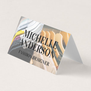 Hanging Clothing   Wardrobe Design Business Card