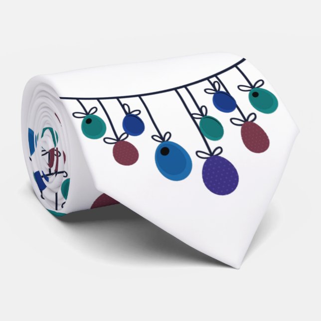 ****HANGING EASTER EGGS**** TIE (Rolled)