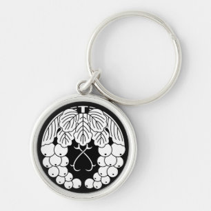 Hanging grapes keychain