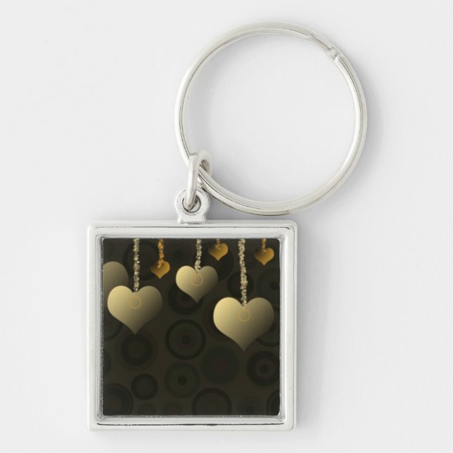 Hanging Hearts Keychain (Front)