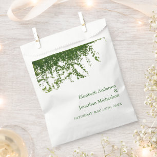 Hanging Ivy Greenery Wedding Favour Bags