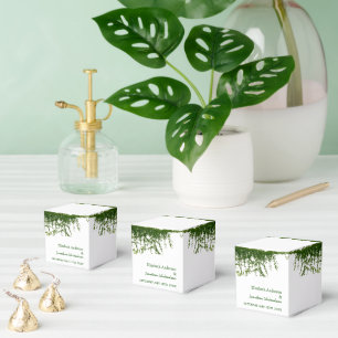 Hanging Ivy Greenery Wedding Favour Box