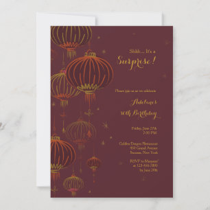 Hanging Lanterns Invitation