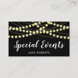 Hanging Lights Business Card