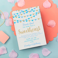 Hanging Love Hearts Little Sweetheart Baby Shower