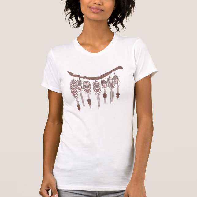 Hanging Macrame Art Boho Tribal T-Shirt (Front)