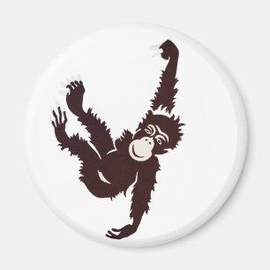 Hanging Monkey Magnet