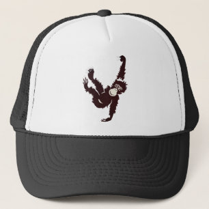 Hanging Monkey Trucker Hat