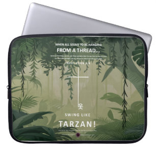 Hanging on a Thread Laptop Sleeve