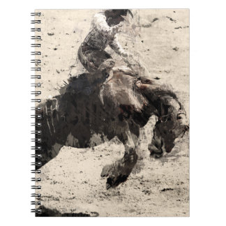 Hanging On - Bronco Busting Champ Notebook