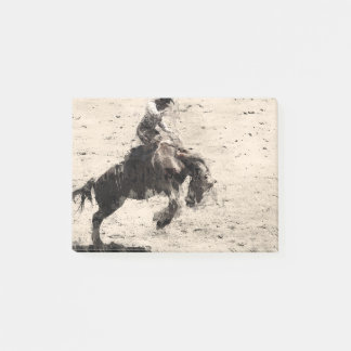 Hanging On - Bronco Busting Champ Post-it Notes