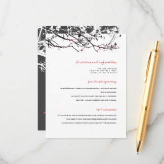 Hanging Origami Paper Cranes Asian Wedding Details Enclosure Card