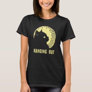 Hanging Out Cat Hobby Kitten Pastime Cat Mum T-Shirt