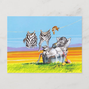 Hanging out postcard