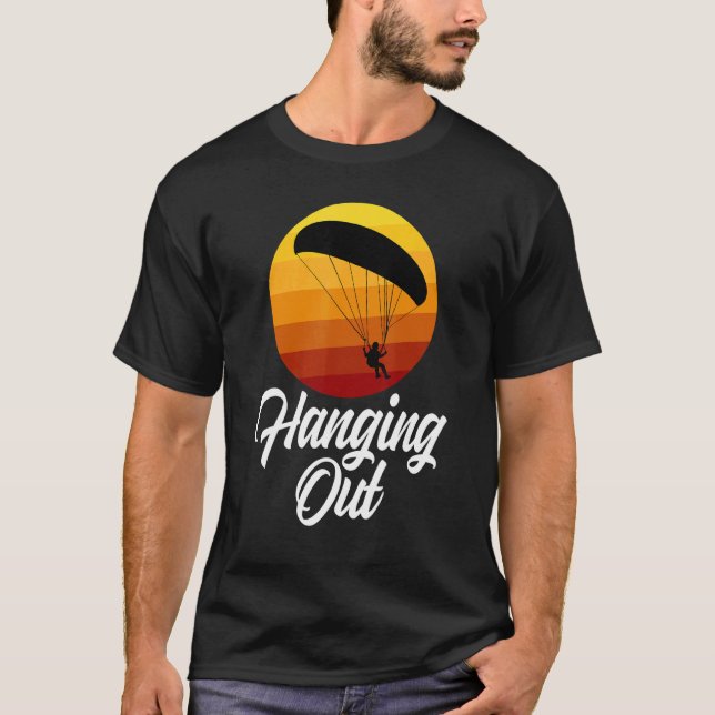 Hanging Out Retro  Women Paraglider Adventure 1 T-Shirt (Front)